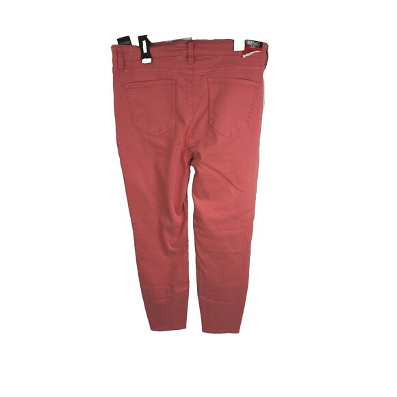 Buffalo By David Bitton High Rise Soft Stretch Ankle Skinny Jeans Havana 8 Pink - Picture 2 of 9
